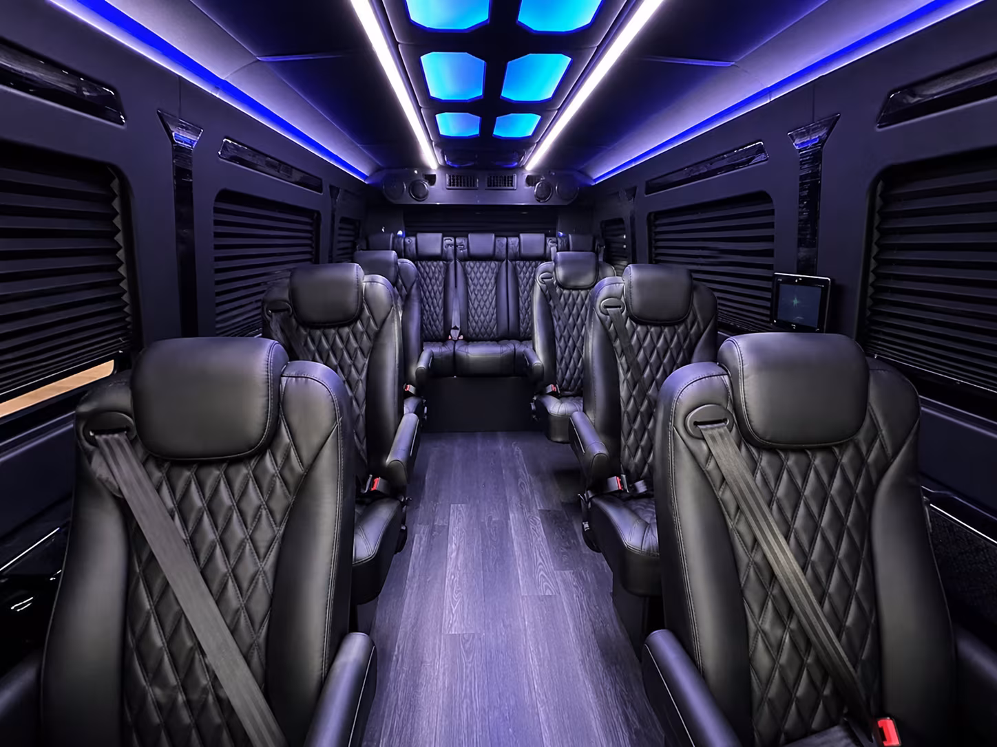 dayton private event transportation onboard seating