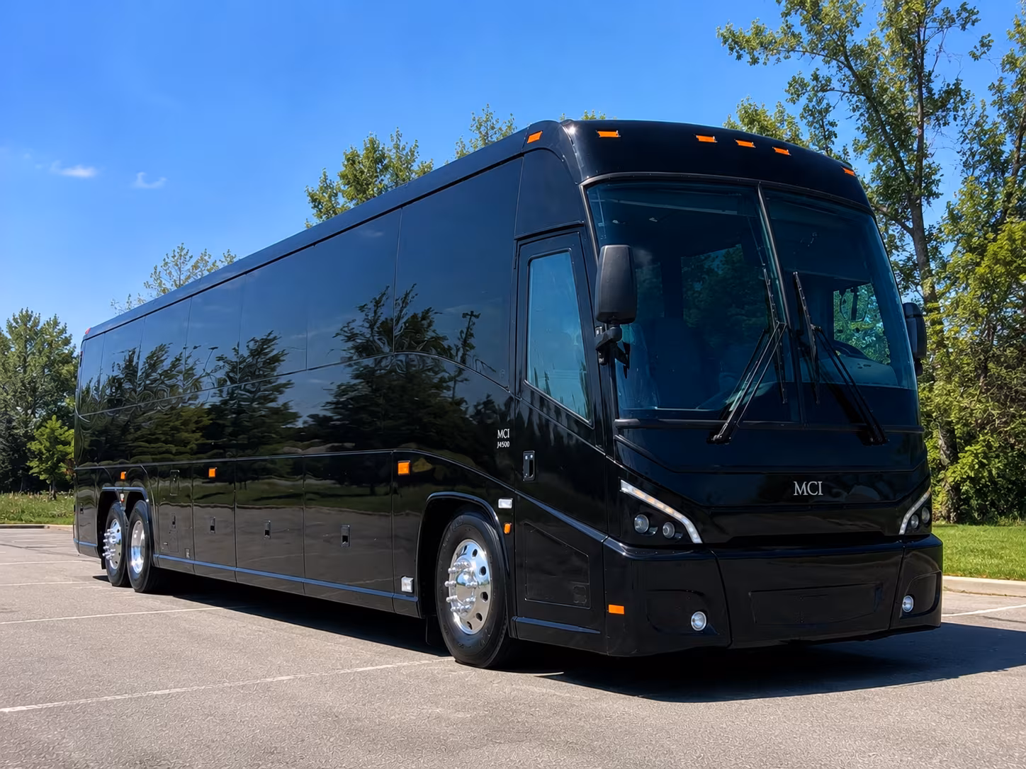 long distance military and government charter buses from dayton